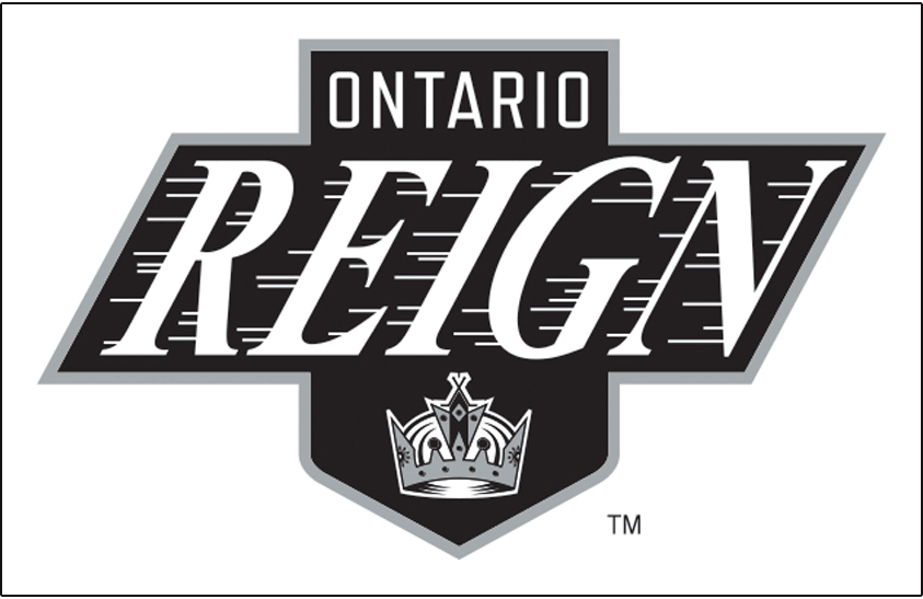Ontario Reign 2015-Pres Jersey Logo iron on heat transfer...